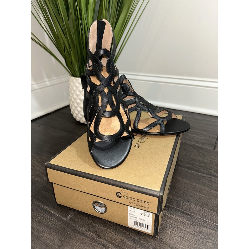 Corso Como Women's Surrey Sandal Black Brushed 8.5 - Picture 7 of 13